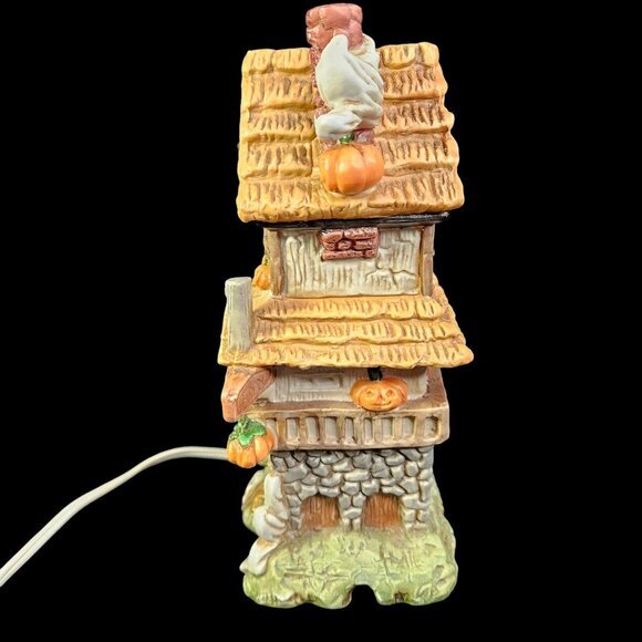 Haunted House Halloween Decoration Light Up Ghosts Spooky Scary Painted Ceramic‎ - Picture 8 of 12